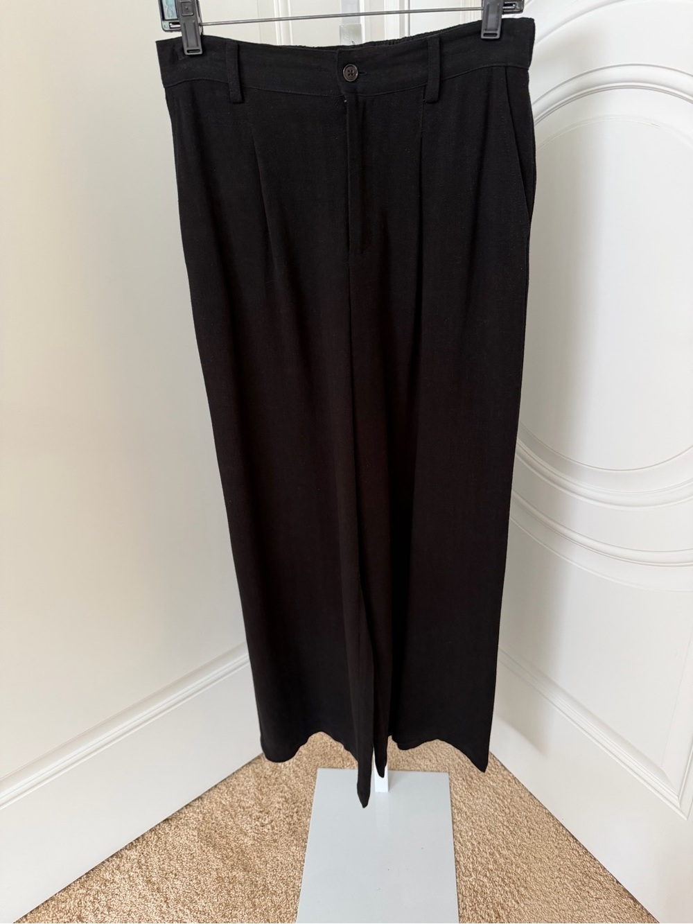 Z Supply Black Pants - Classic Straight Wide Leg Fit